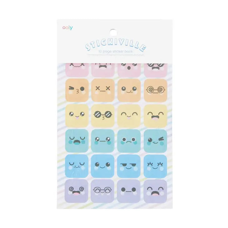 Ooly Stickiville Book-Cute Expressions Book