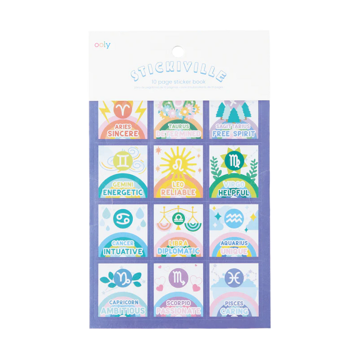 Ooly Stickiville Book-Zodiak