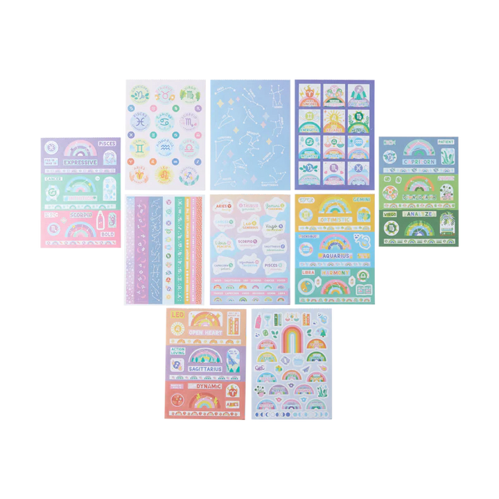 Ooly Stickiville Book-Zodiak