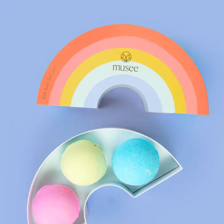 Rainbow Bath Bomb Set