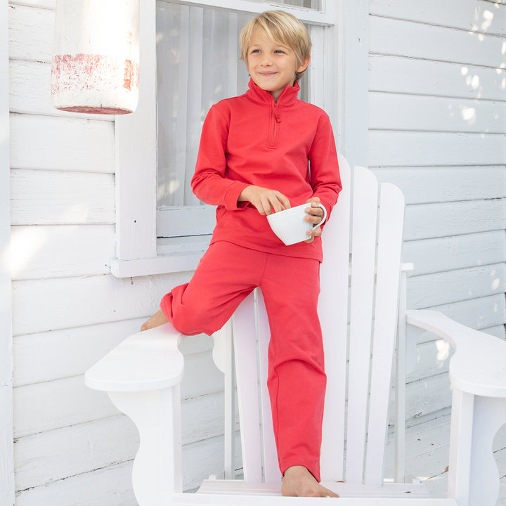 Portside Lounge Pants-Royal Red