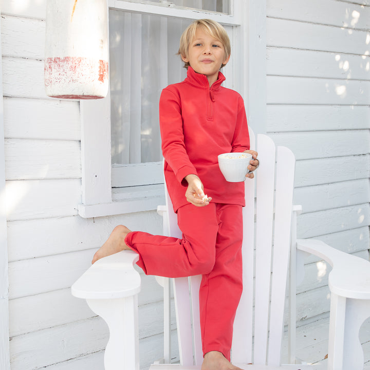 Portside Lounge Pants-Royal Red