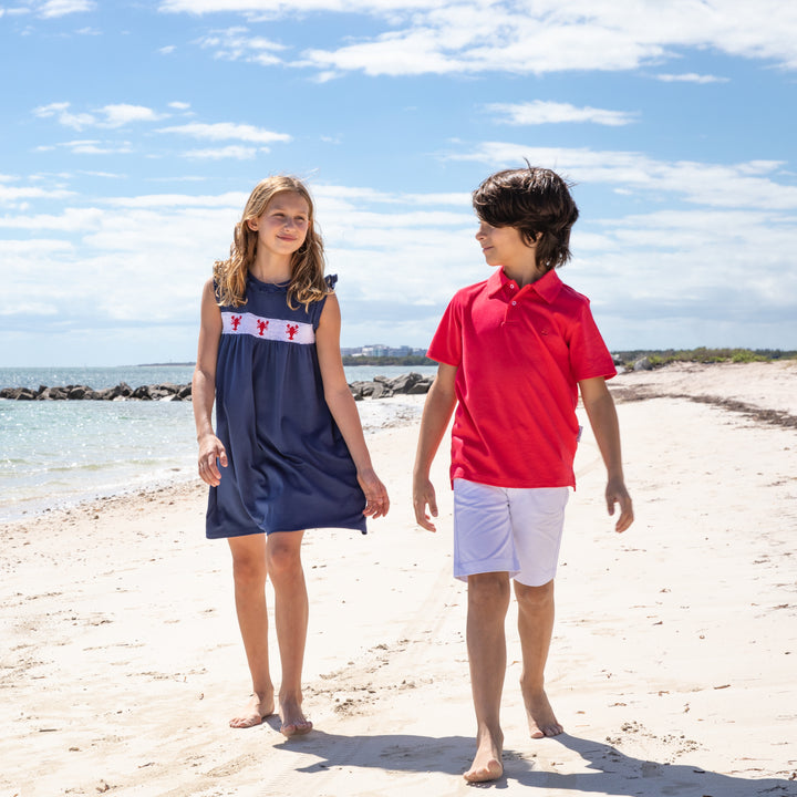 Set Sail Pima Polo-Paradise Pink