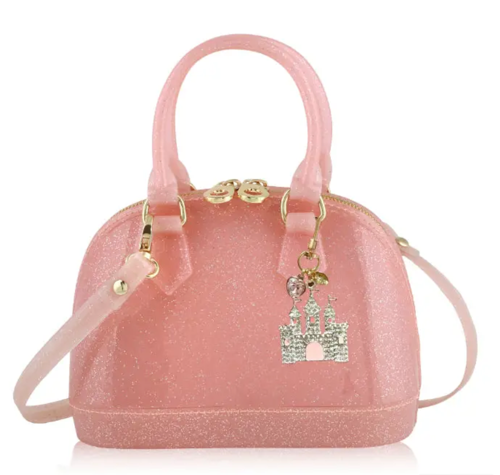Cate Light Pink Sparkle: Charming Addition: Crystal Castle