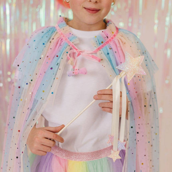 Pastel Rainbow Star Wand - Dress Up - Kids Costume - Pretend