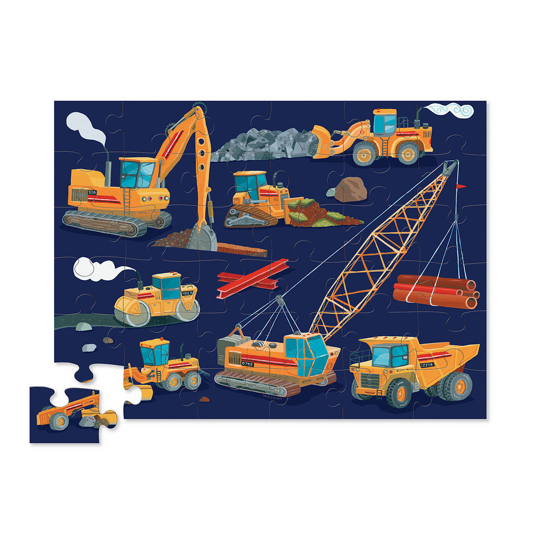36-Piece Puzzle - Construction Zone