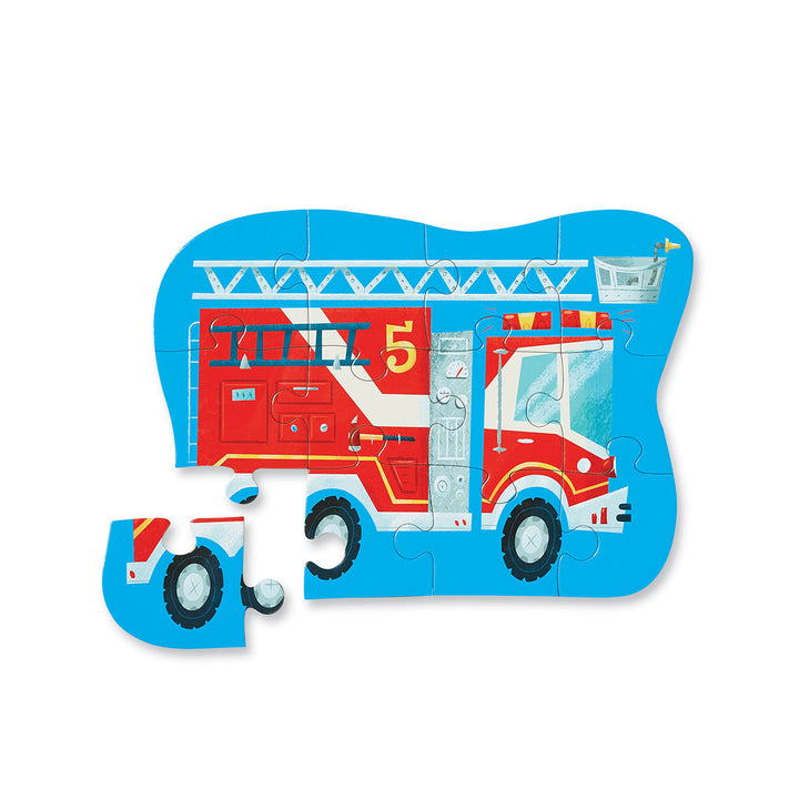 12-Piece Mini Puzzle - Fire Truck
