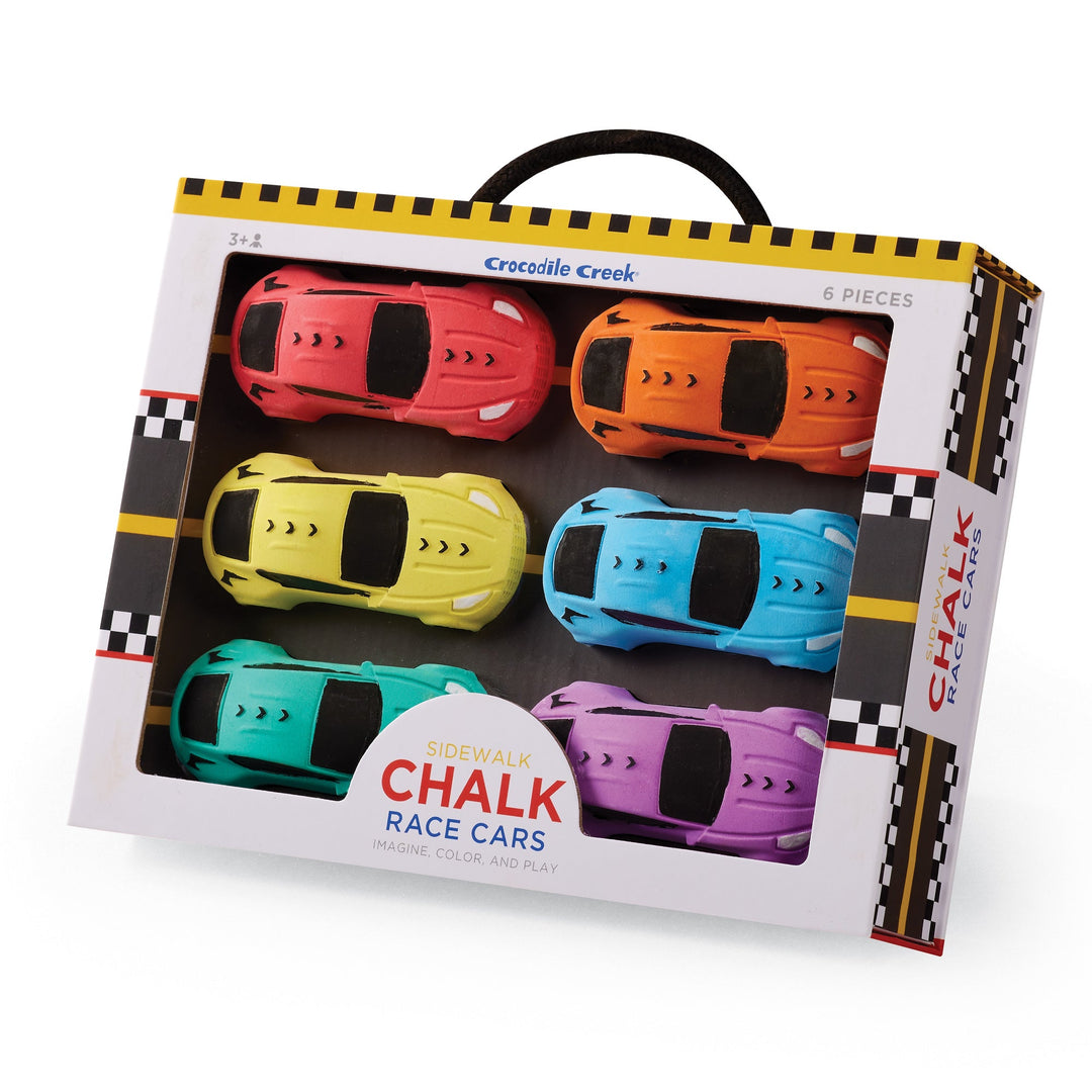 Sidewalk Chalk-Race Cars