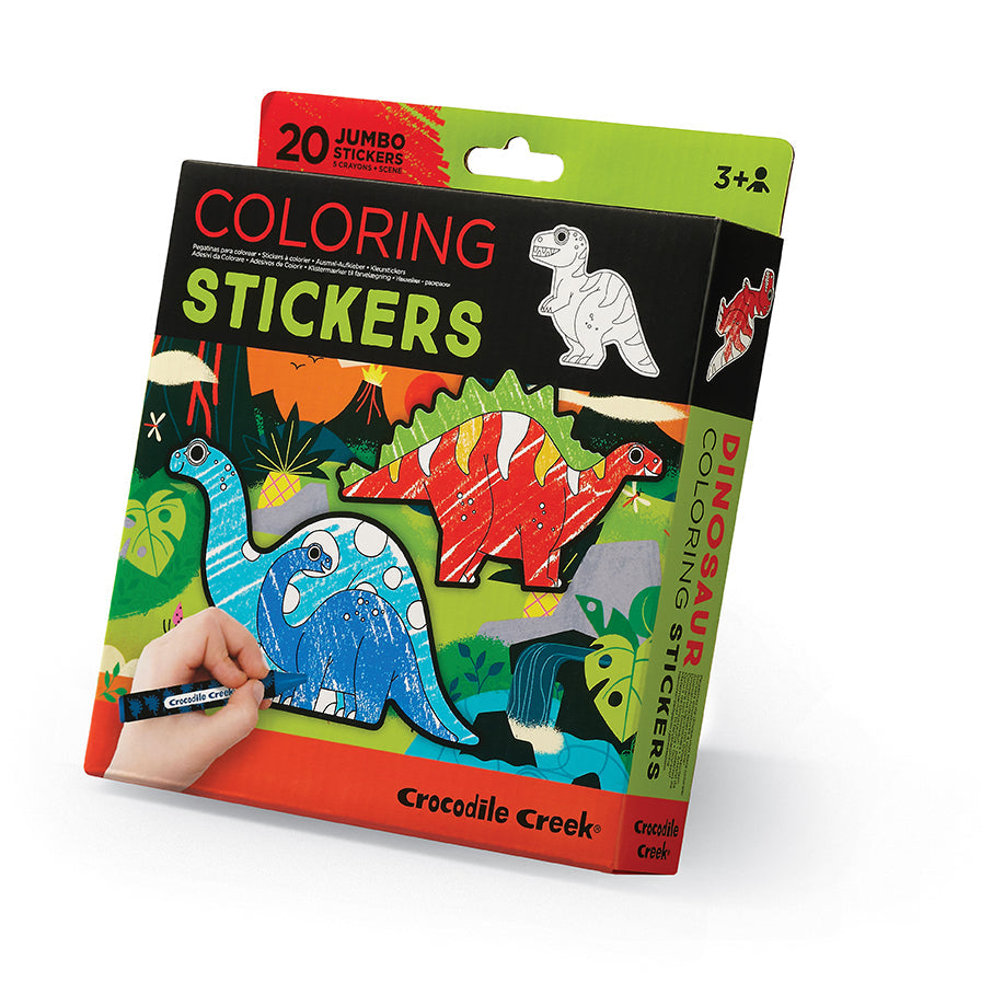 Coloring Stickers-Dinosaur