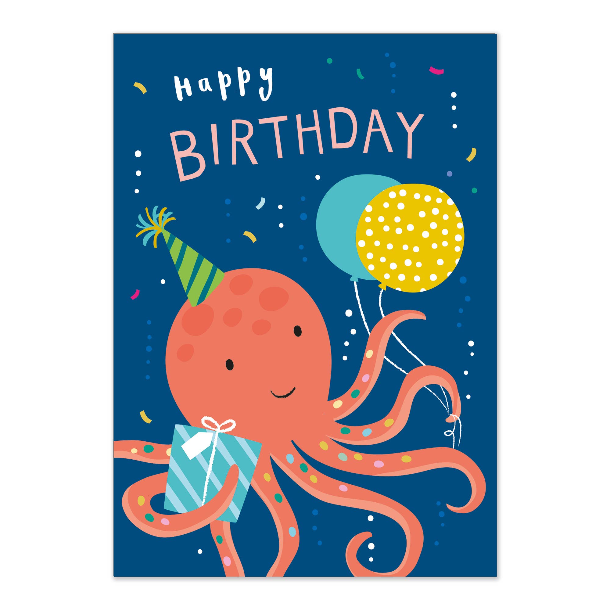 Happy Birthday Card | Fun Octopus Boy Card – Nantucket Kids