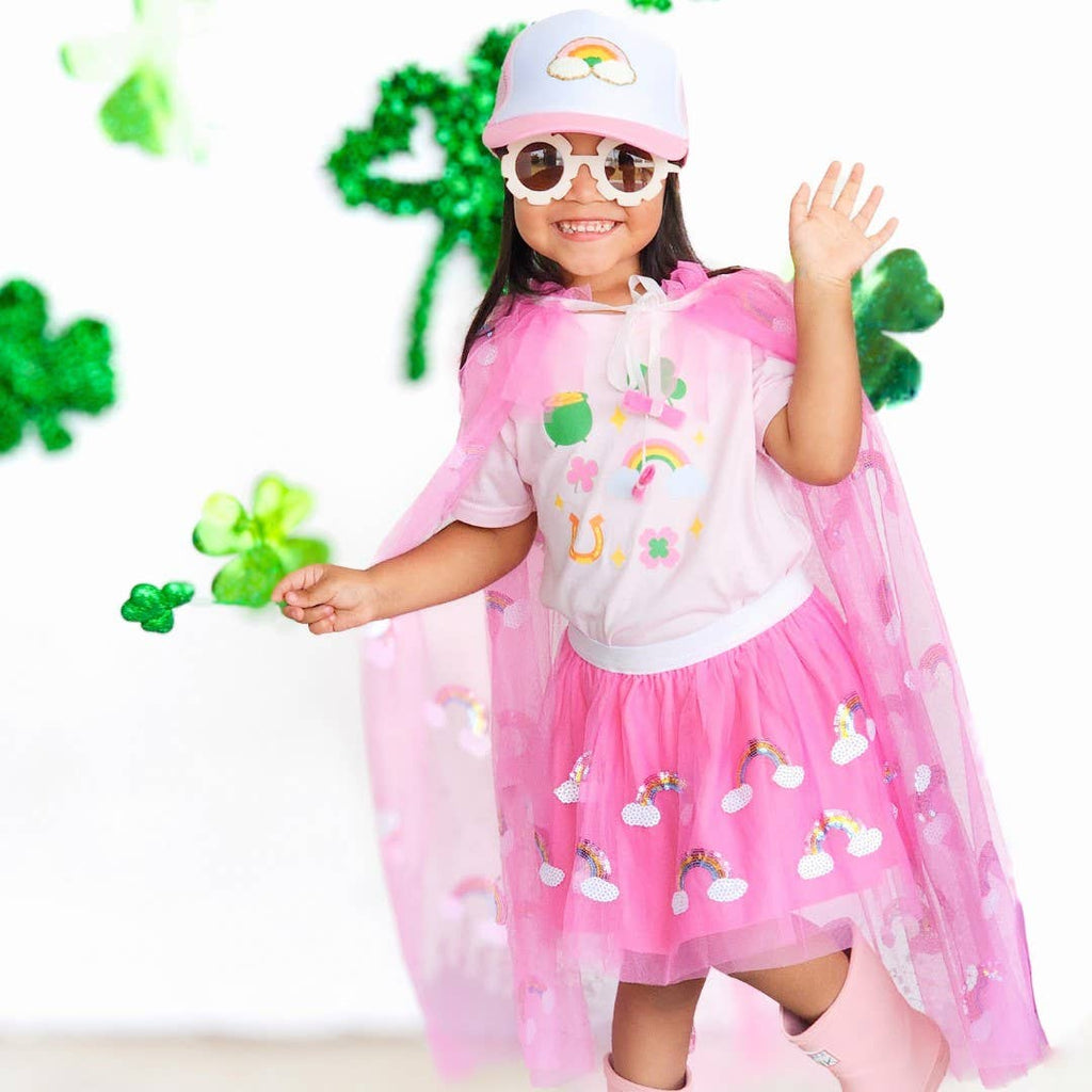 Magical Rainbow Kids Tutu - Spring Tutu- Dress Up Tutu: 4-6Y