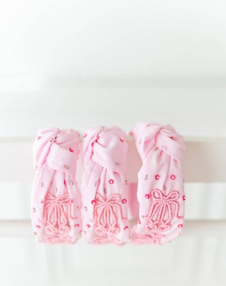 Beaded Headband - Ballet