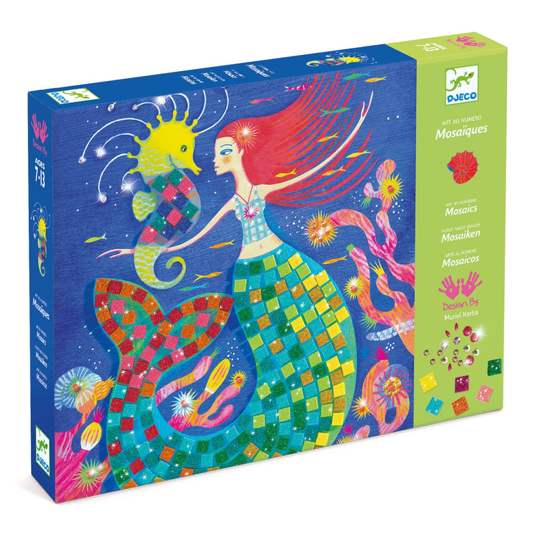 The Mermaid's Song Sticker and Jewel Mosaic Craft Kit
