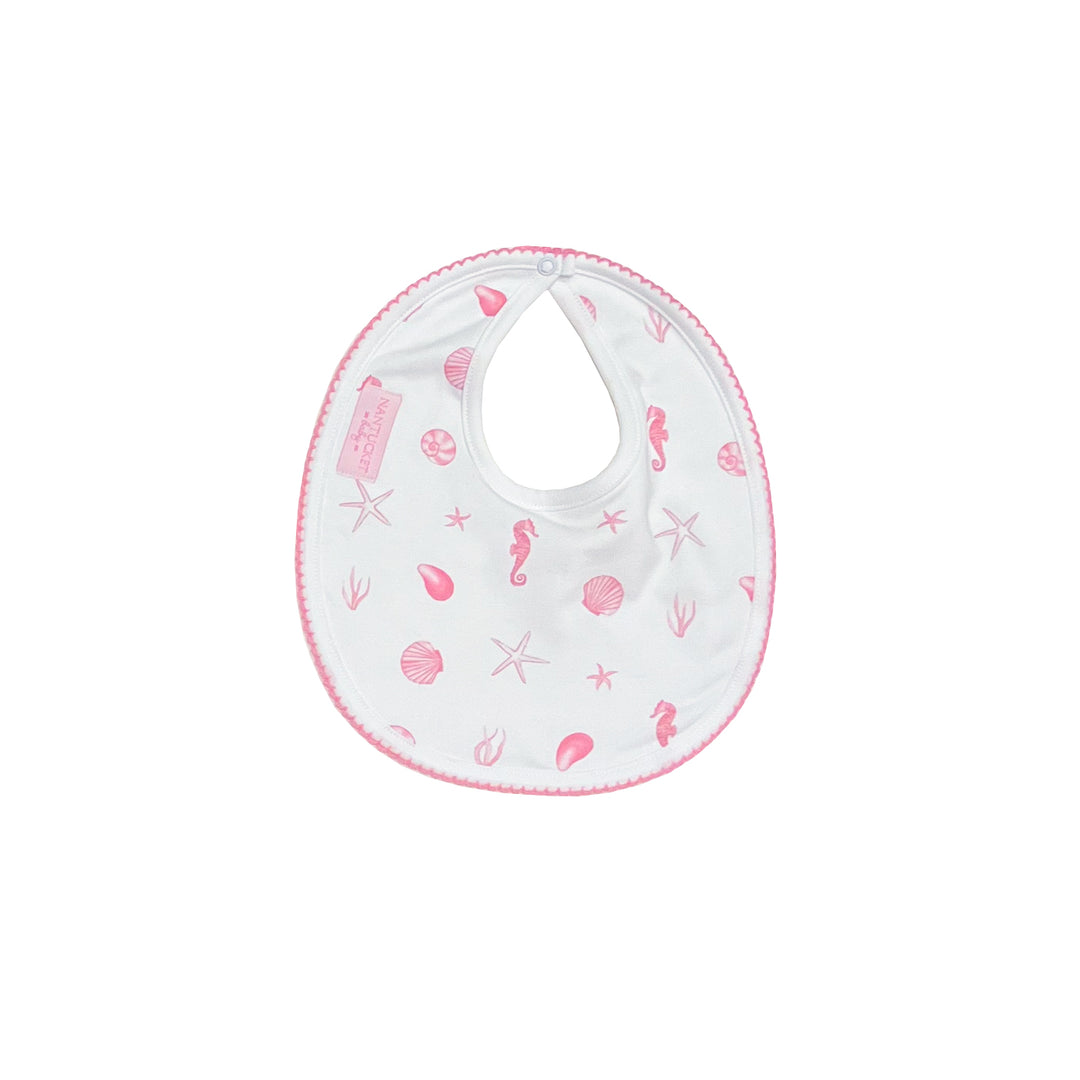 Sea Treasures Basics Bib-Pink
