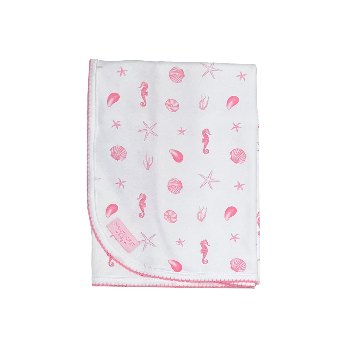 Sea Treasures Essentials Blanket-Pink