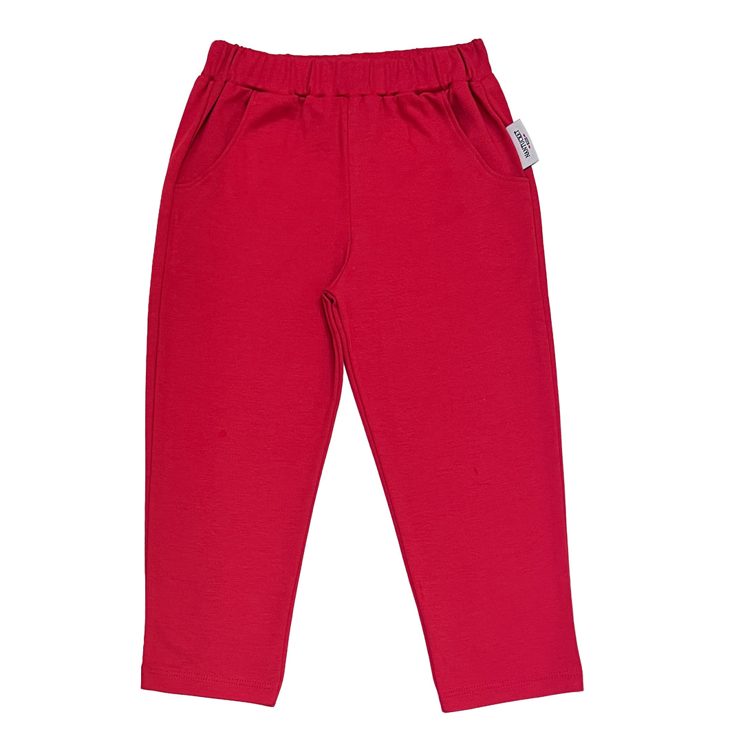 Essentials Pima Pull On Pants-Royal Red