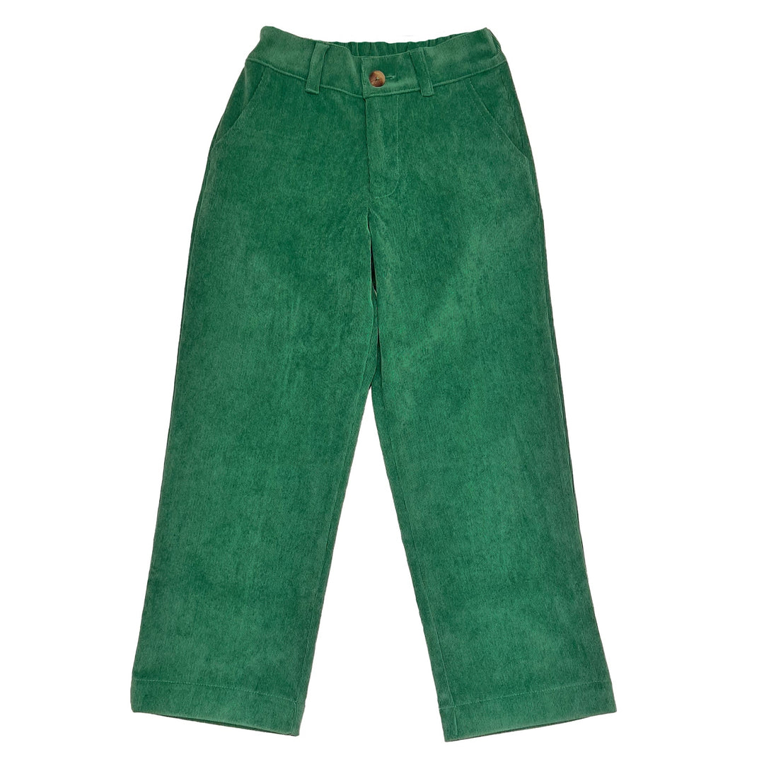 Corduroy Hinckley Trousers-Greenwich Green