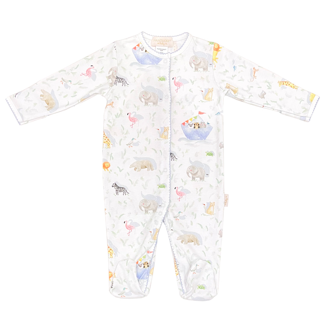 All Aboard The Ark Pima Romper