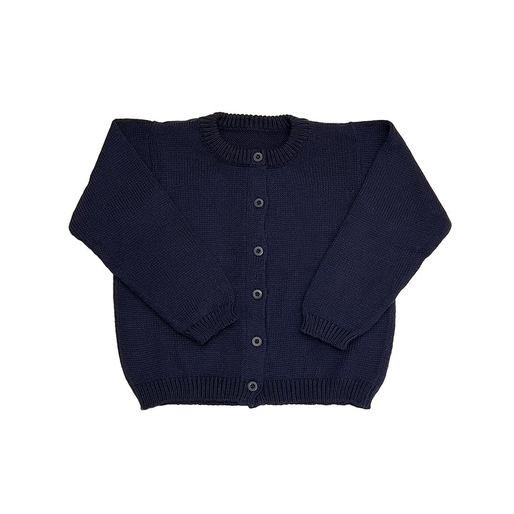 Essentials Pima Cardigan-Nautical Navy