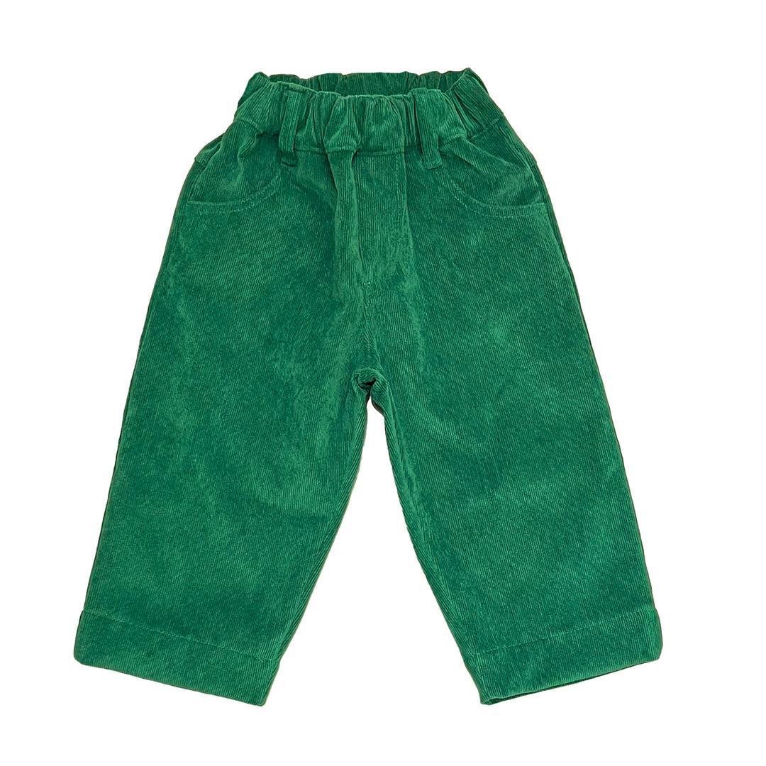 Corduroy Cisco Trousers-Greenwich Green