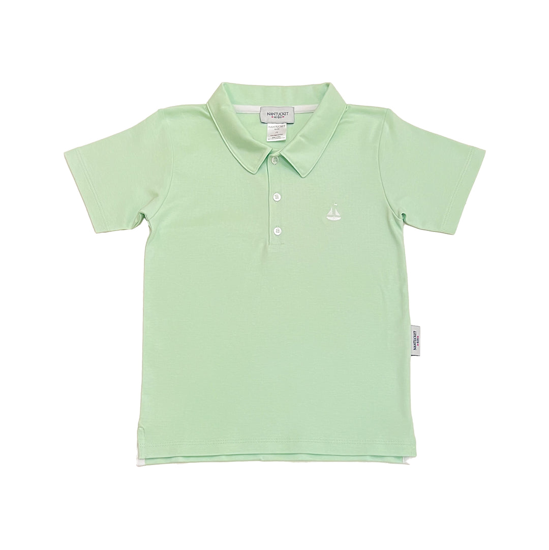 Set Sail Pima Polo-Seaglass