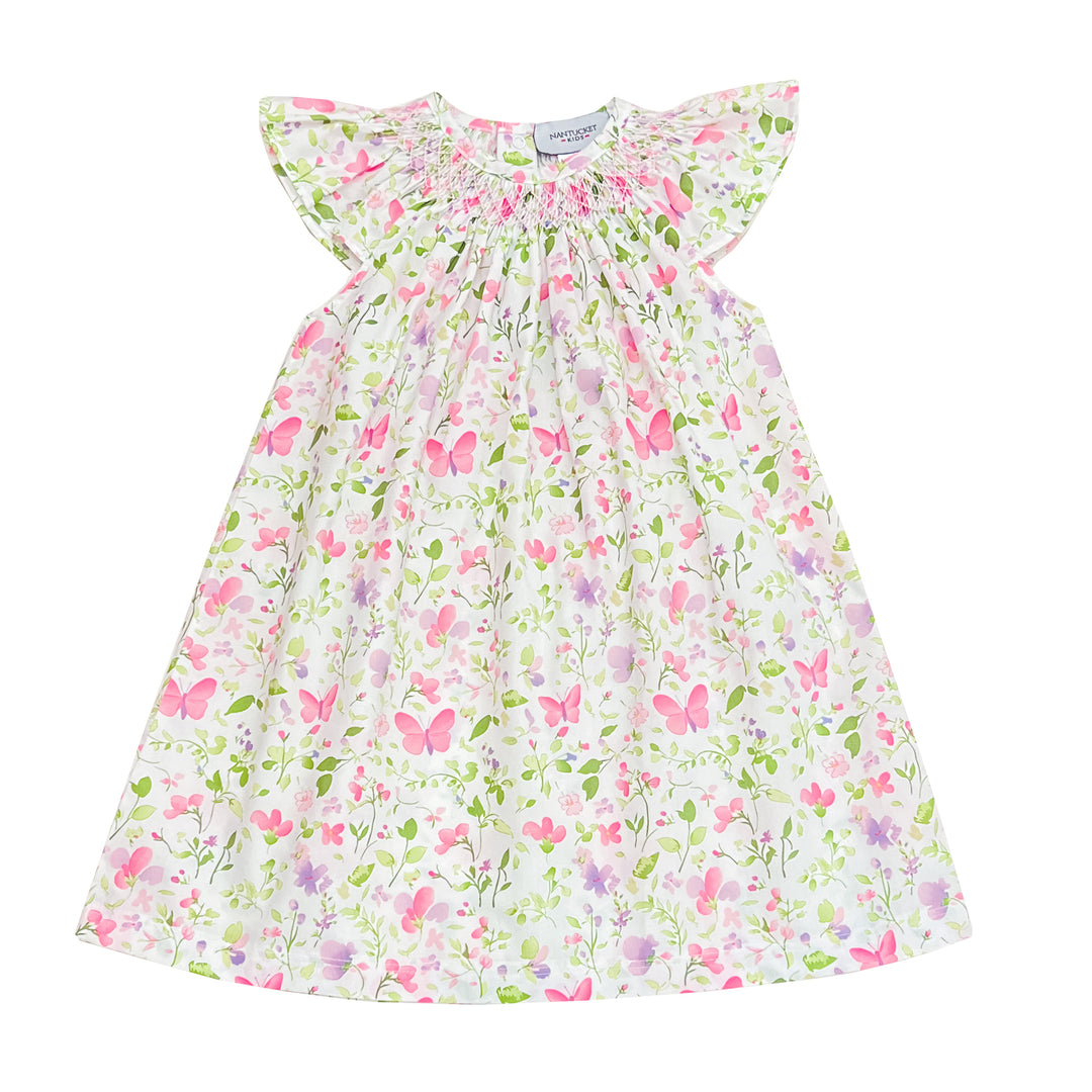 Butterfly Garden Smocked Dress