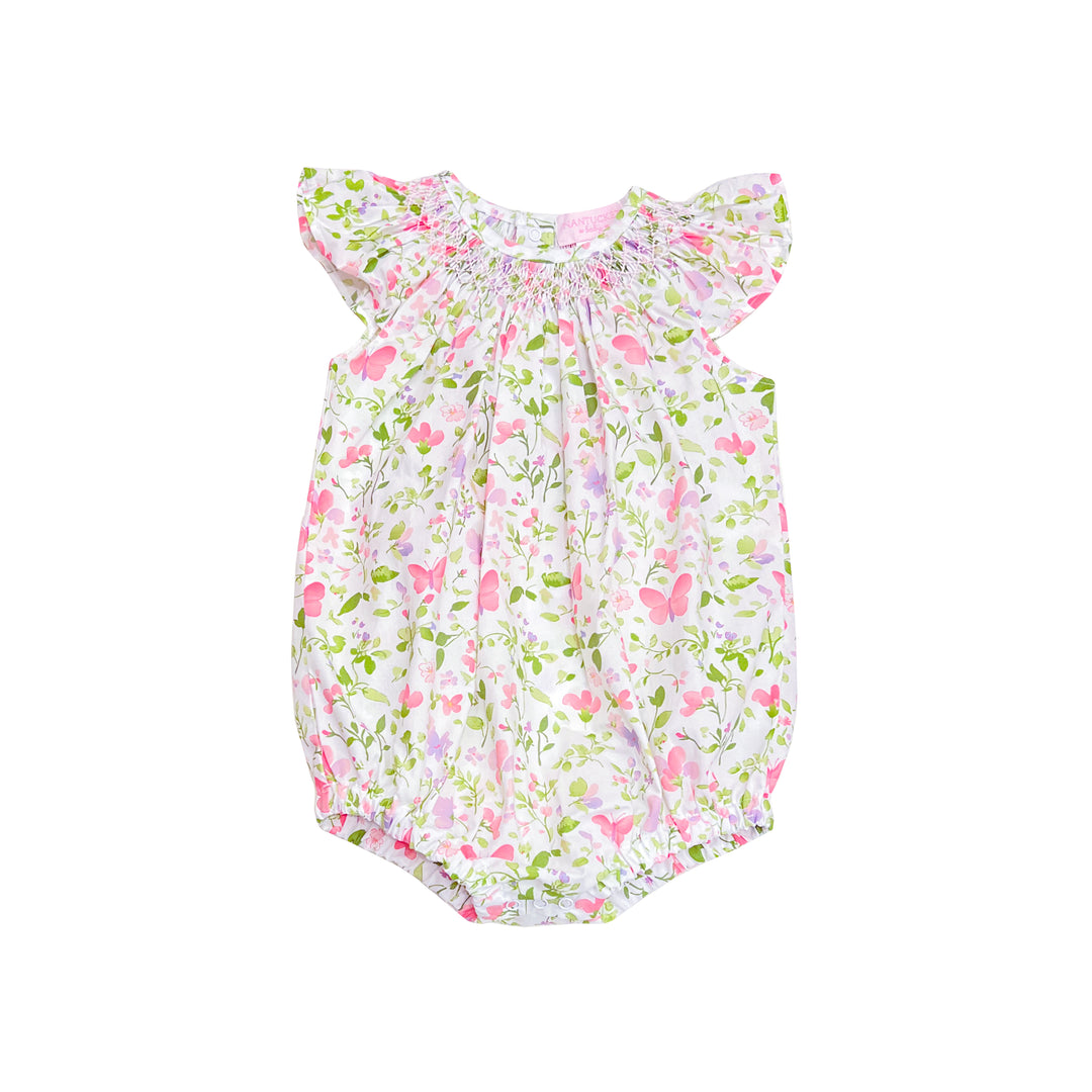 Butterfly Garden Smocked Bubble