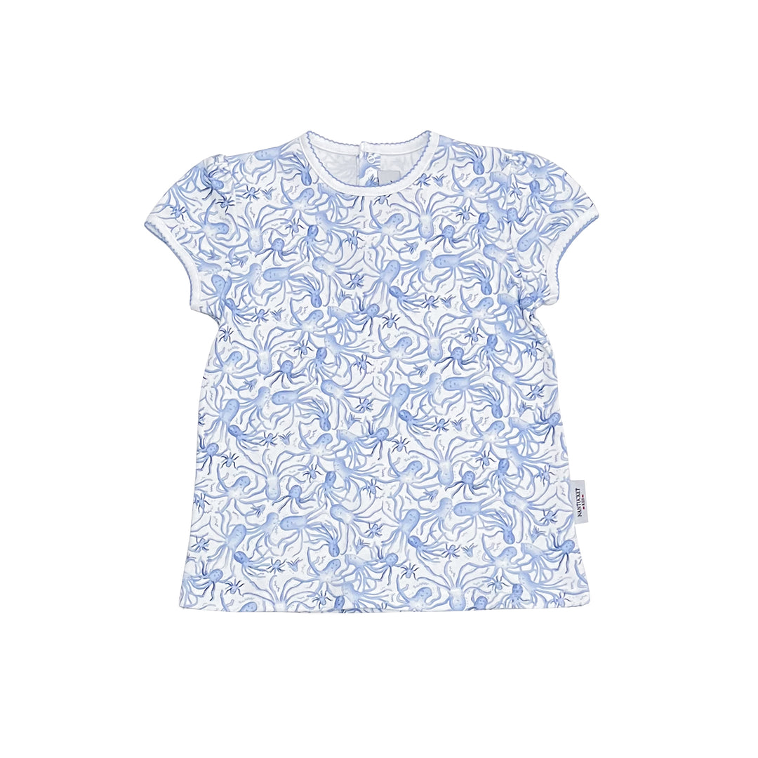 Pima Play Tee-Octopus Toile
