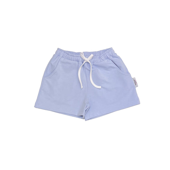 French Terry Play Shorts-Chatham Bars Blue-Unisex