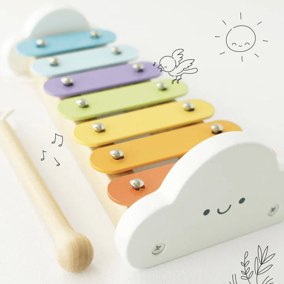 Rainbow Wooden Xylophone