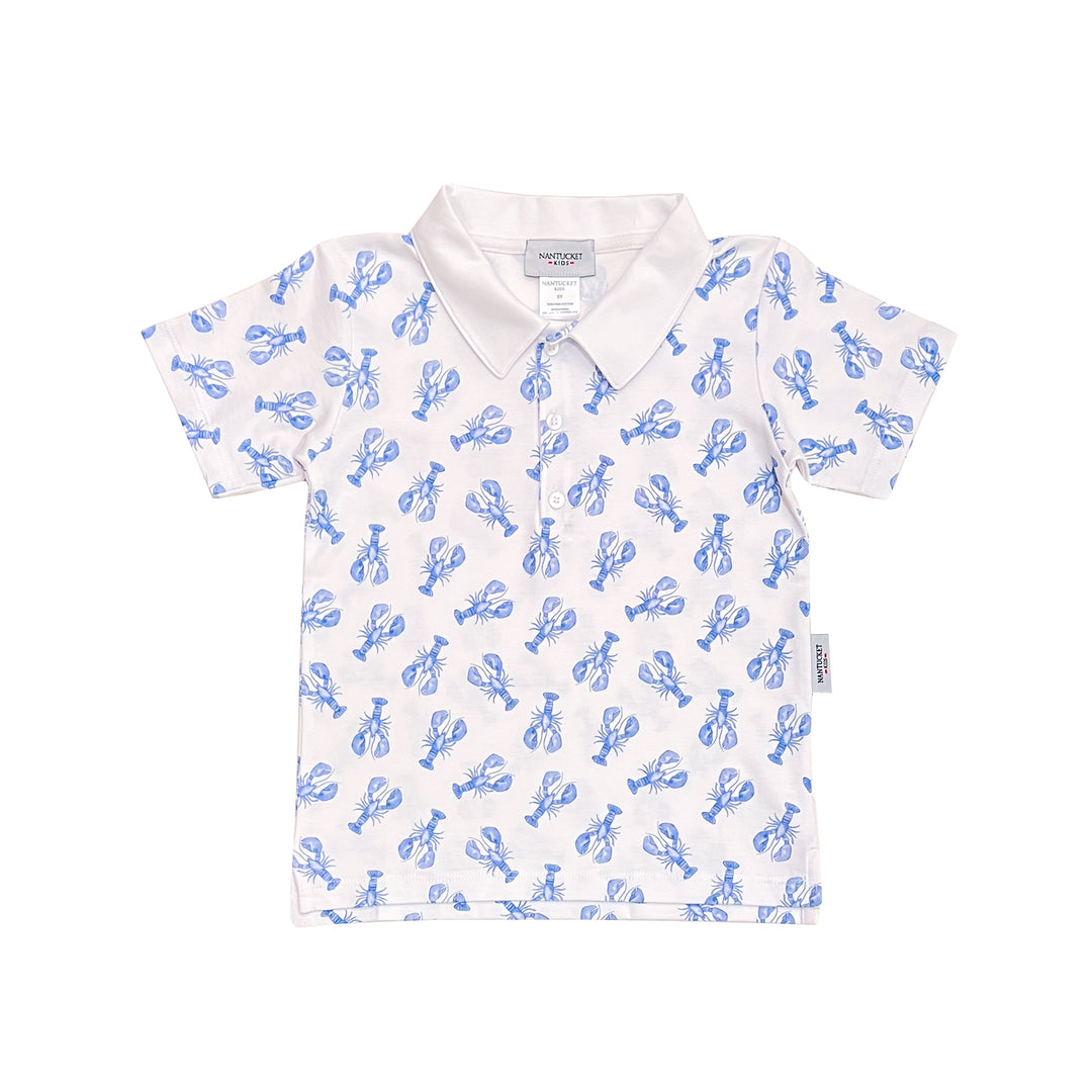 Blue Lobster Pima Polo