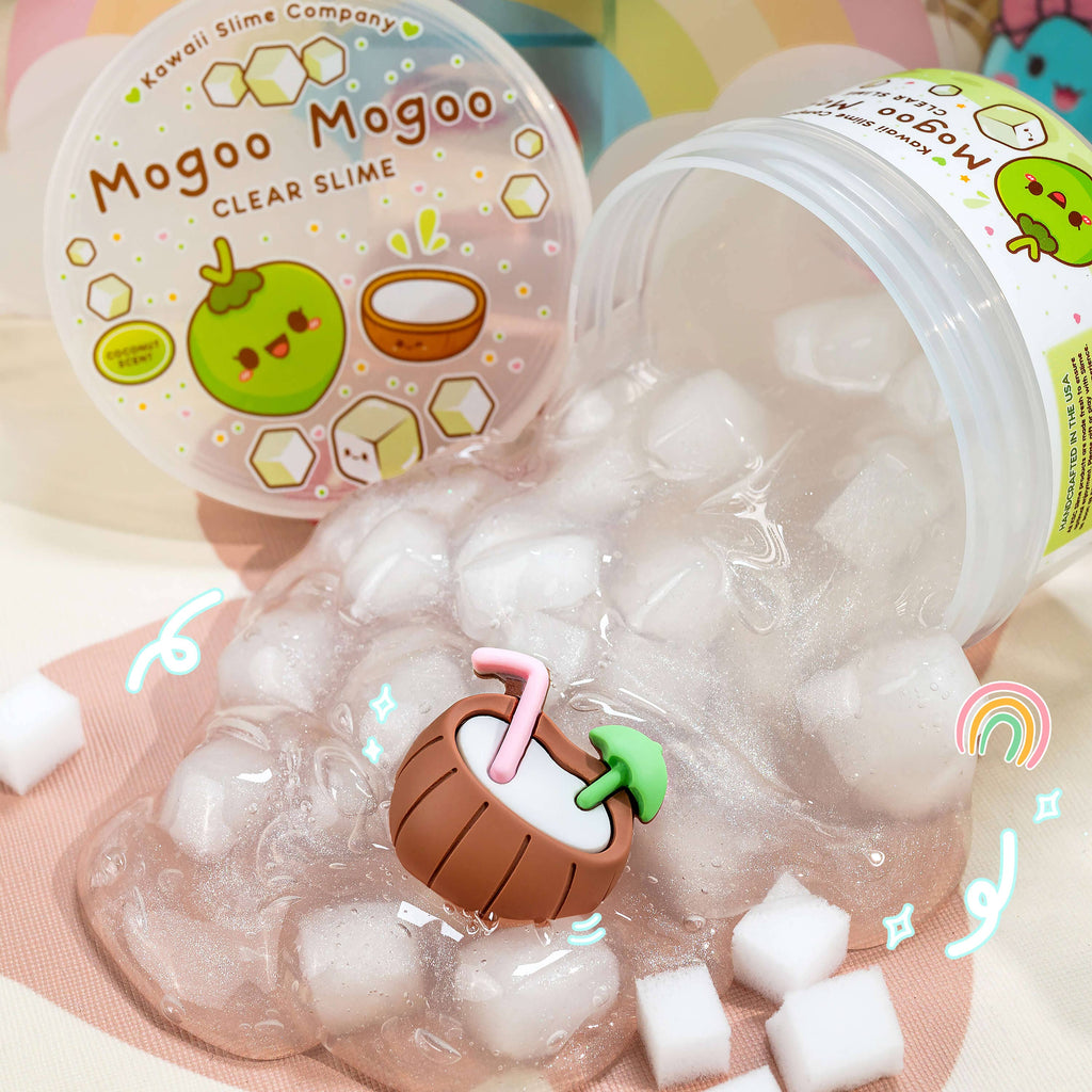 Mogoo Mogoo Coconut Jelly Cube Clear Slime (4pcs/case)