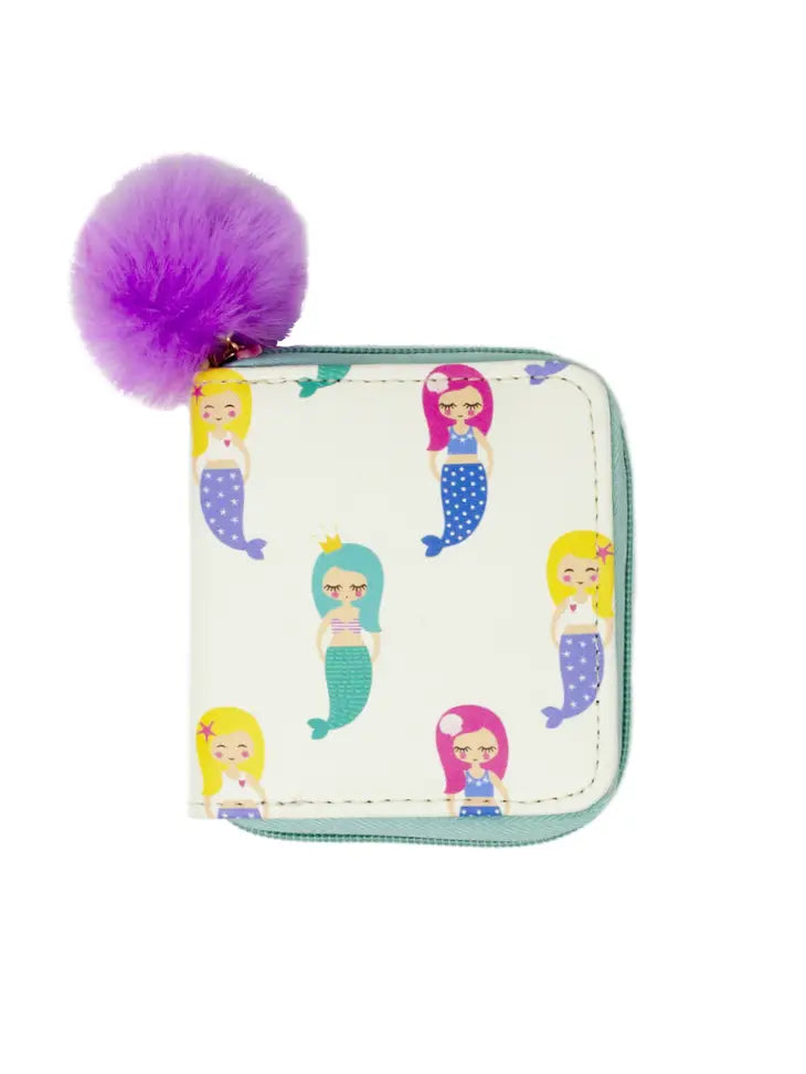 Mermaid Pom Pom Wallet
