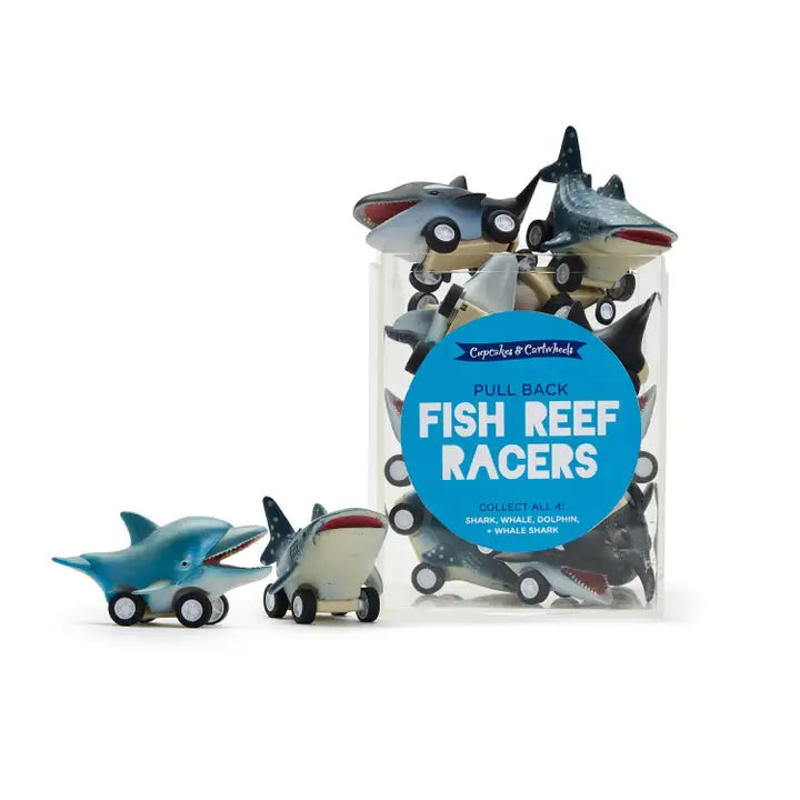 Fish Reef Racers Pull Back Toys