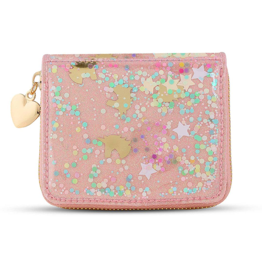 Sprinkle Kindness Confetti Wallet: Unicorn