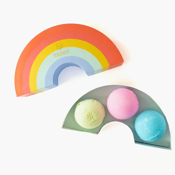 Rainbow Bath Bomb Set