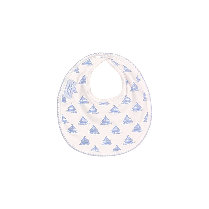 Fairwinds Basics Bib-White/Chatham Bars Blue