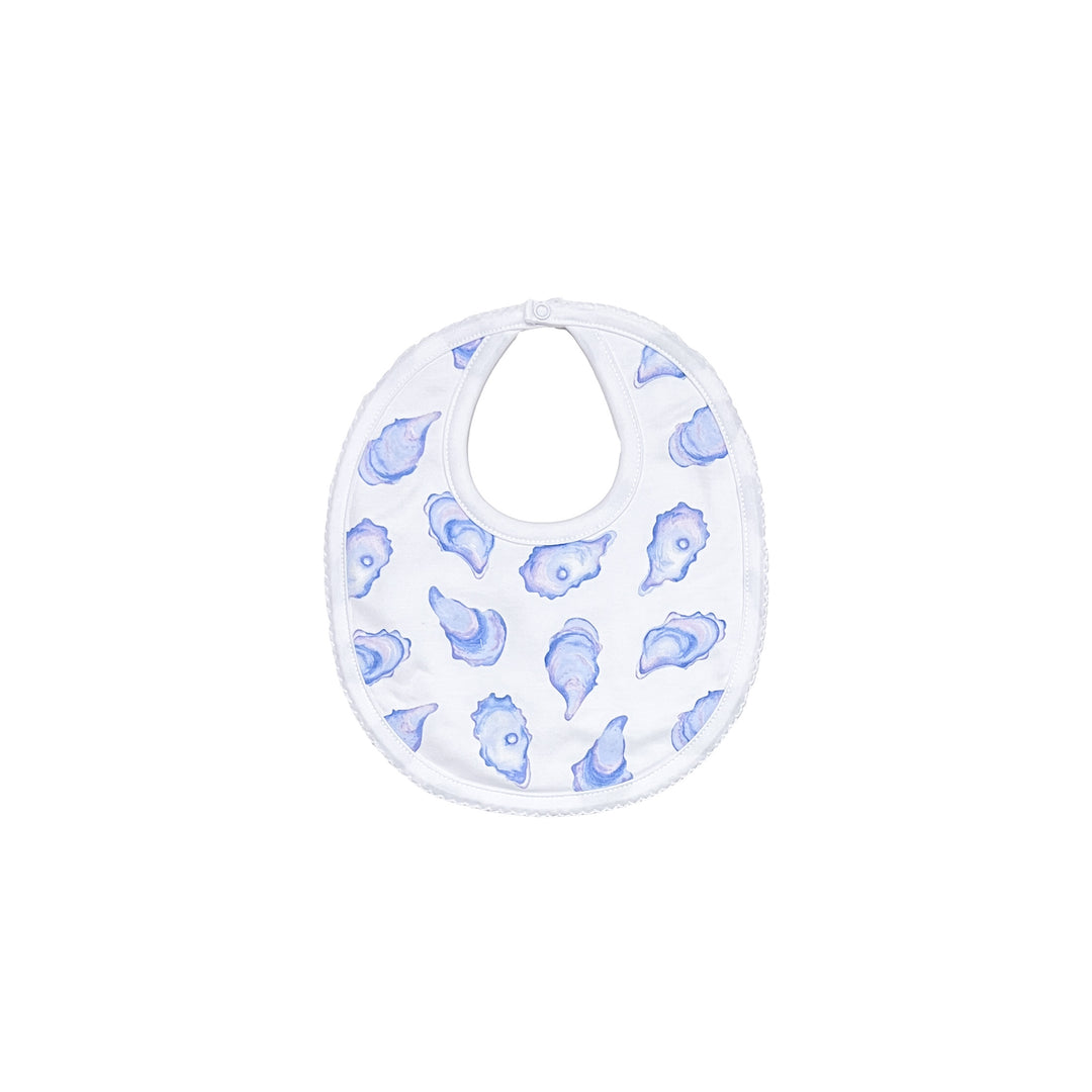 The World is Your Oyster Basics Bib-White