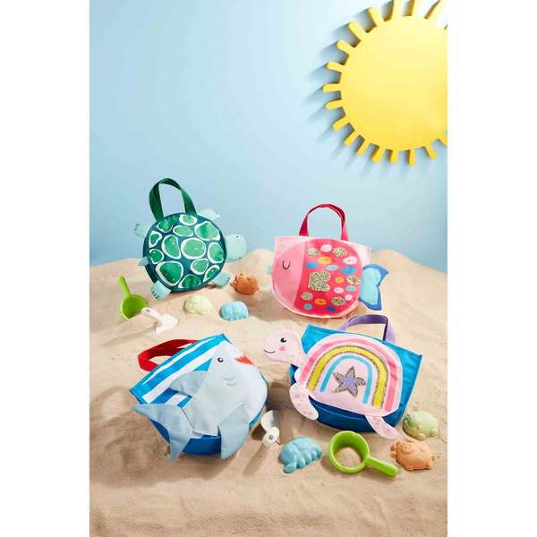 Sequin Fish Sand Toy Tote Set