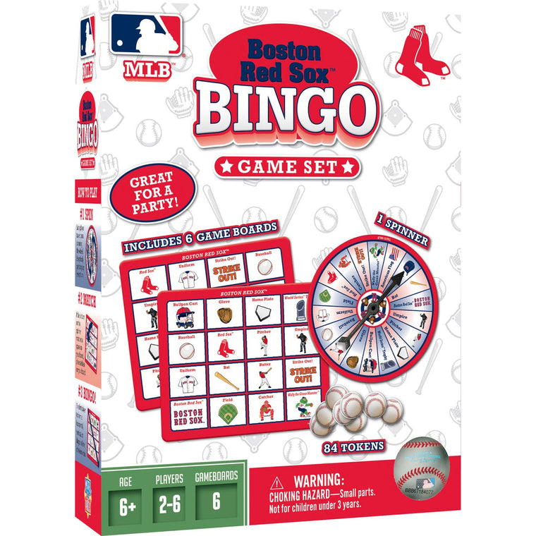 Boston Red Sox MLB Bingo Game
