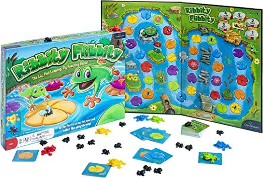 Ribbity Flibbity, The Lily Pad Leaping, Fly Feasting Game