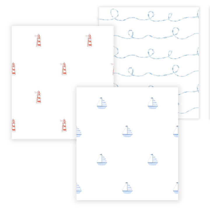 Nantucket Swaddle Blanket Set