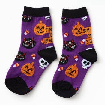 Trick or Treat Kids Sock