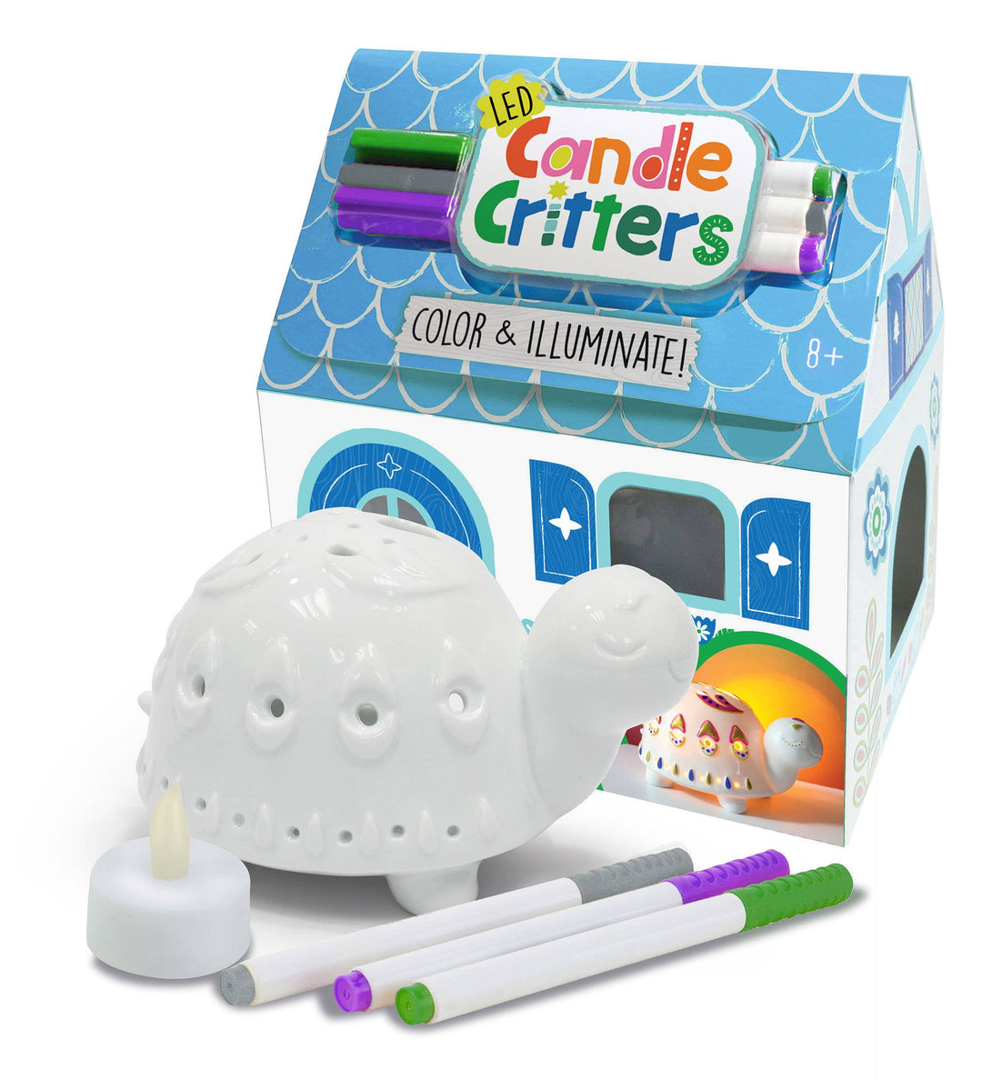 Led Candle Critters Turtle