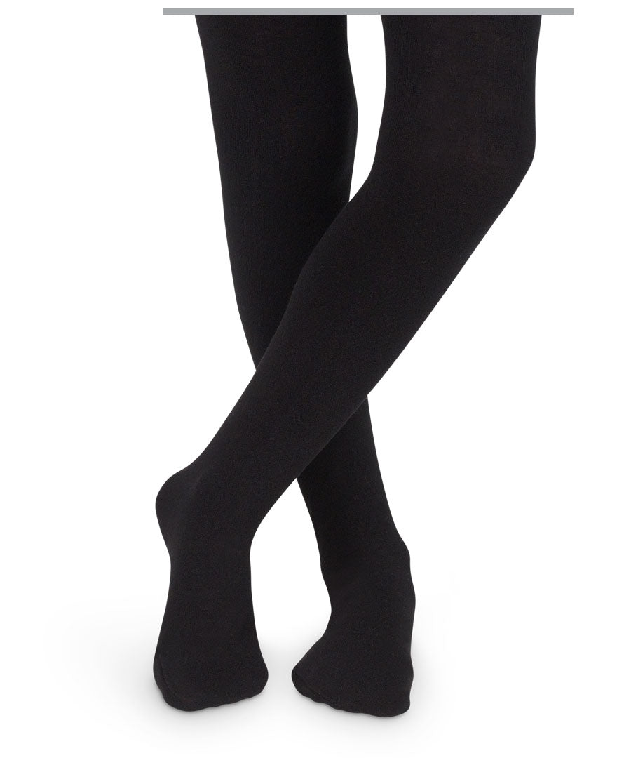 Pima Cotton Tights-Black