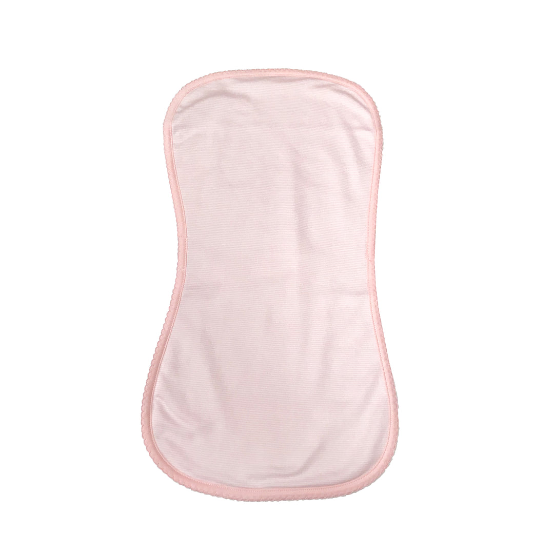 Over The Shoulder Burp Cloth-Pink Stripe