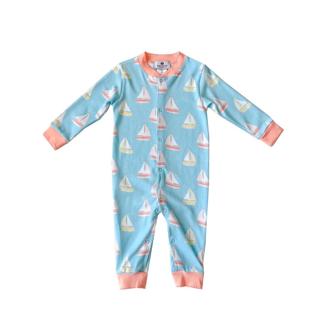 Smooth Sailing 1-Piece Pima Romper
