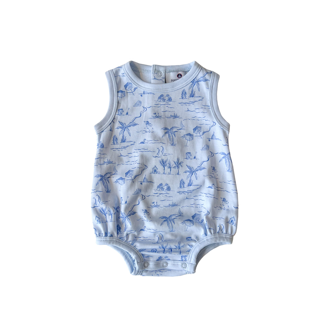 Tide Toile Pima Bubble-Chatham Bars Blue