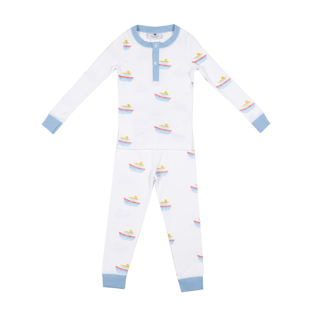 Tugboat Pima Jammies 2-Piece Set