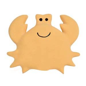 Crab — Natural Organic Rubber Teether, Rattle & Bath Toy